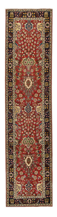 Runner Perser Rug - Tabriz - 306 x 72 cm - red – product image