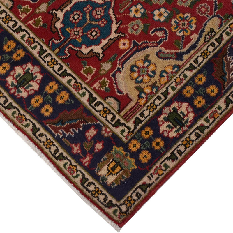 Runner Perser Rug - Tabriz - 306 x 72 cm - red