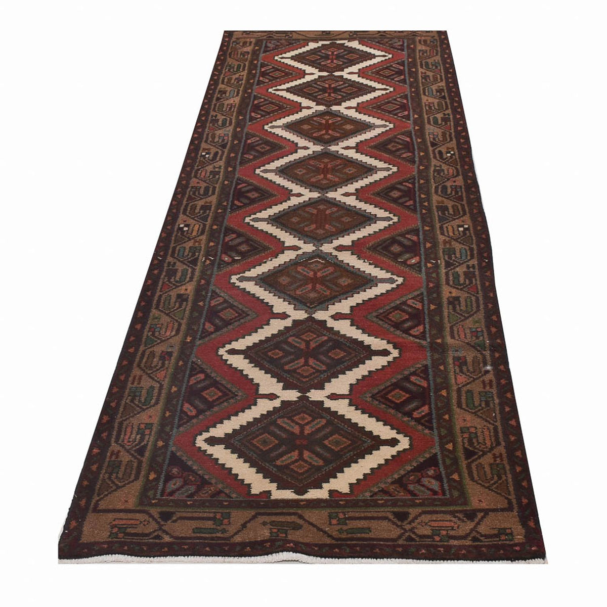 Runner Perser Rug - Nomadic - 287 x 78 cm - rust