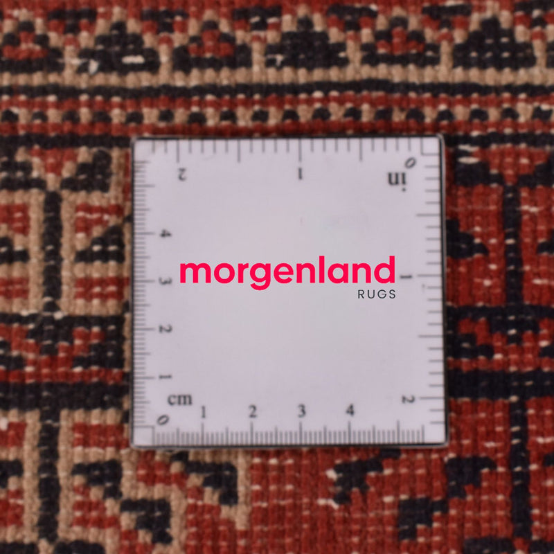 Runner Turkaman Rug - 333 x 96 cm - red