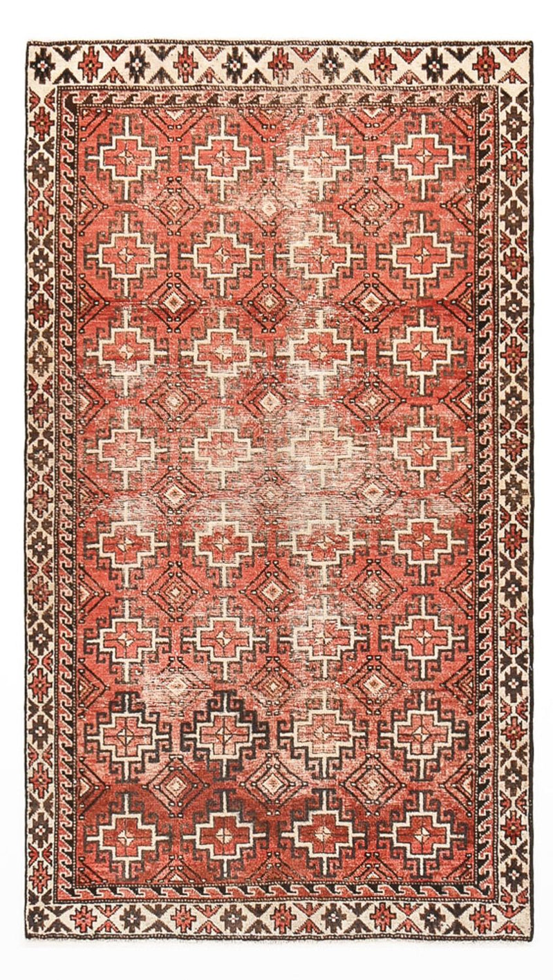 Runner Vintage Rug - 194 x 108 cm - red