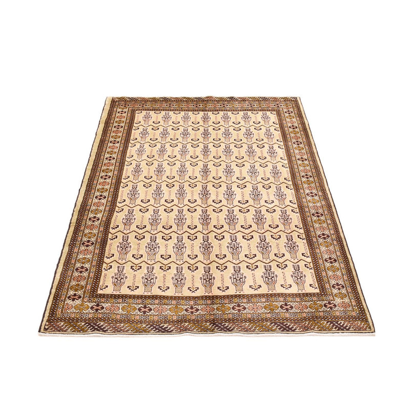 Turkaman Rug - 213 x 146 cm - light beige
