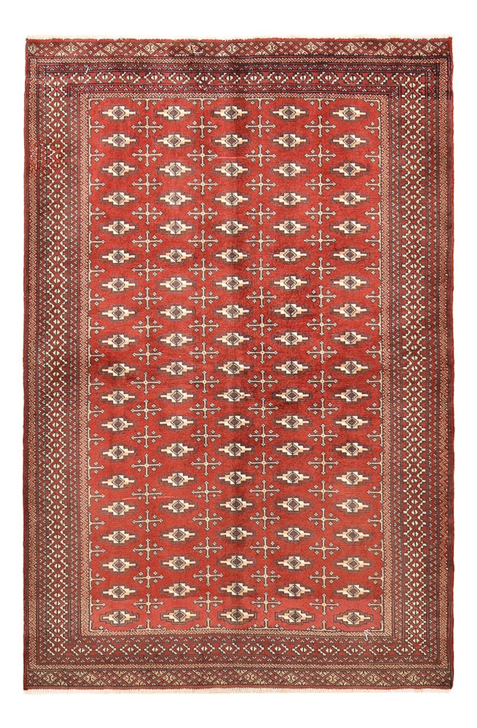 Turkaman Rug - 190 x 130 cm - red