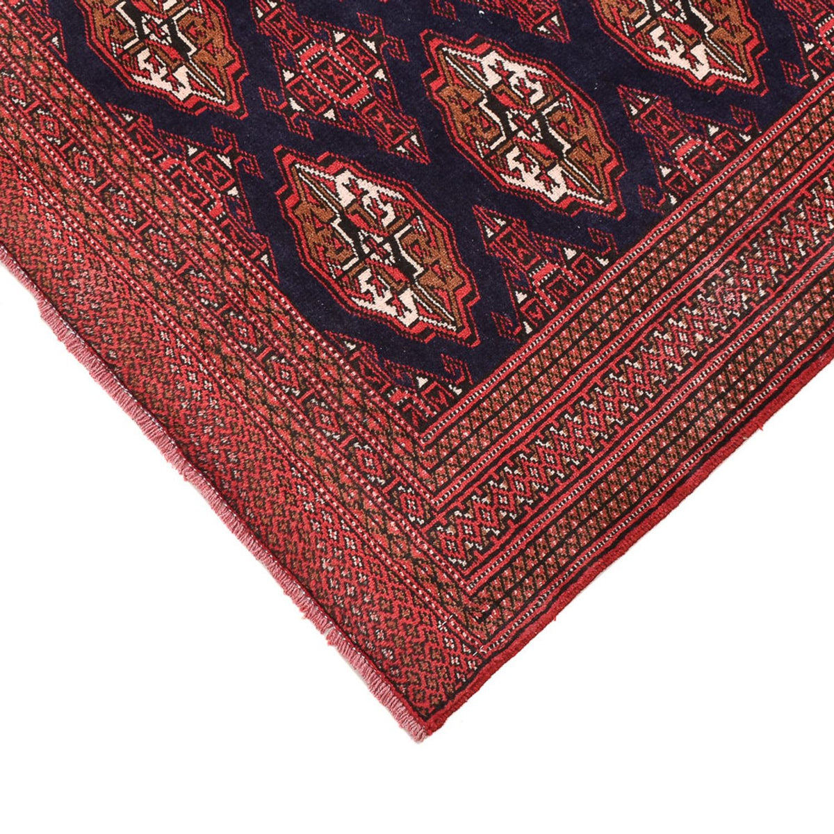 Turkaman Rug - 190 x 129 cm - red