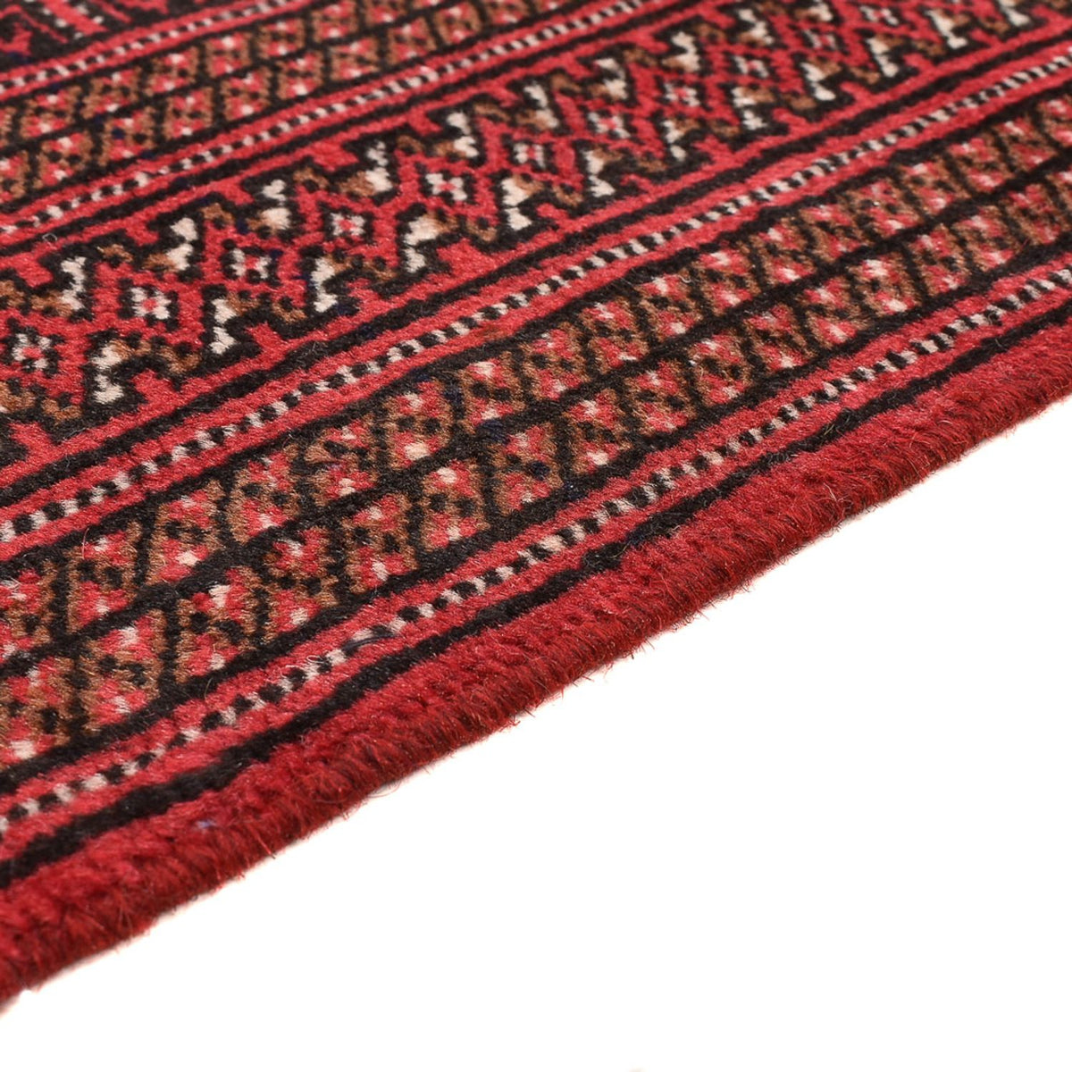 Turkaman Rug - 190 x 129 cm - red