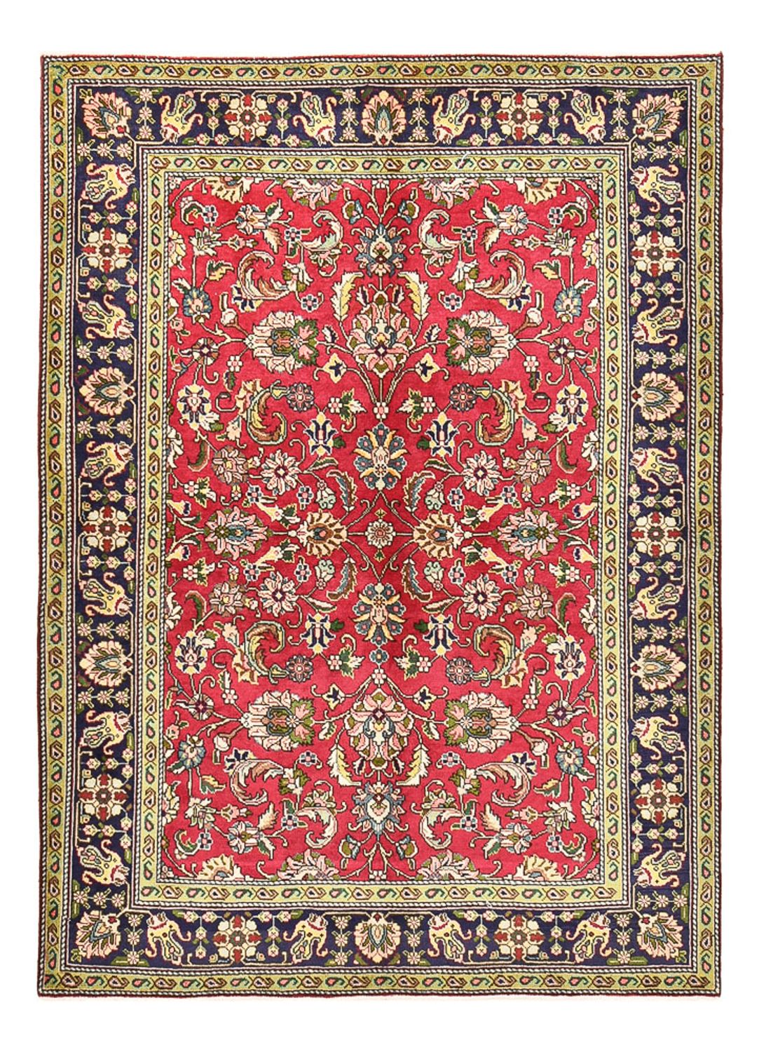 Perser Rug - Tabriz - 198 x 142 cm - red