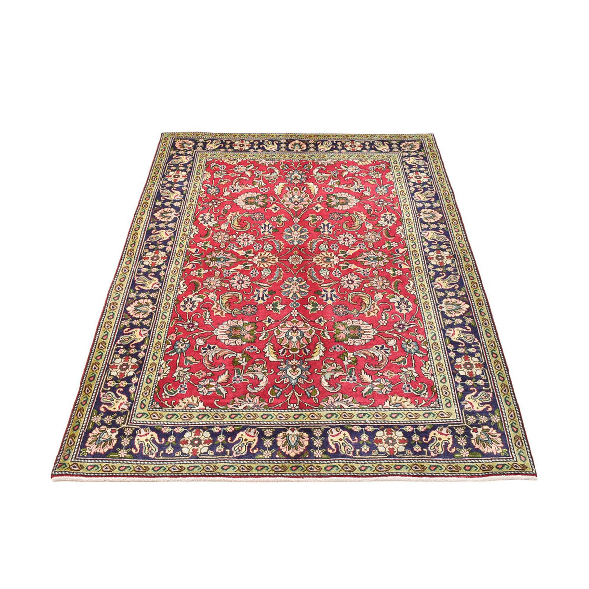 Perser Rug - Tabriz - 198 x 142 cm - red