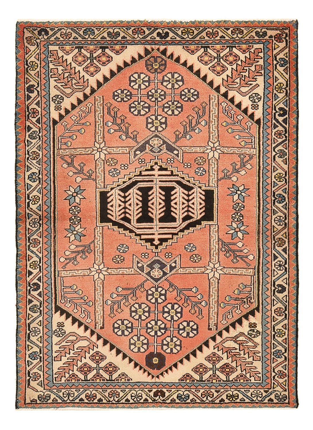 Perser Rug - Nomadic - 141 x 103 cm - light red