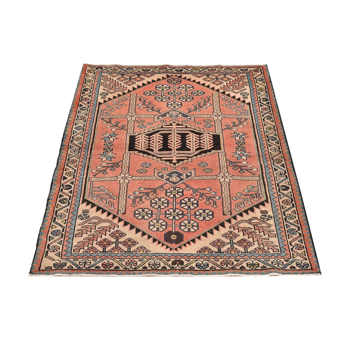 Perser Rug - Nomadic - 141 x 103 cm - light red