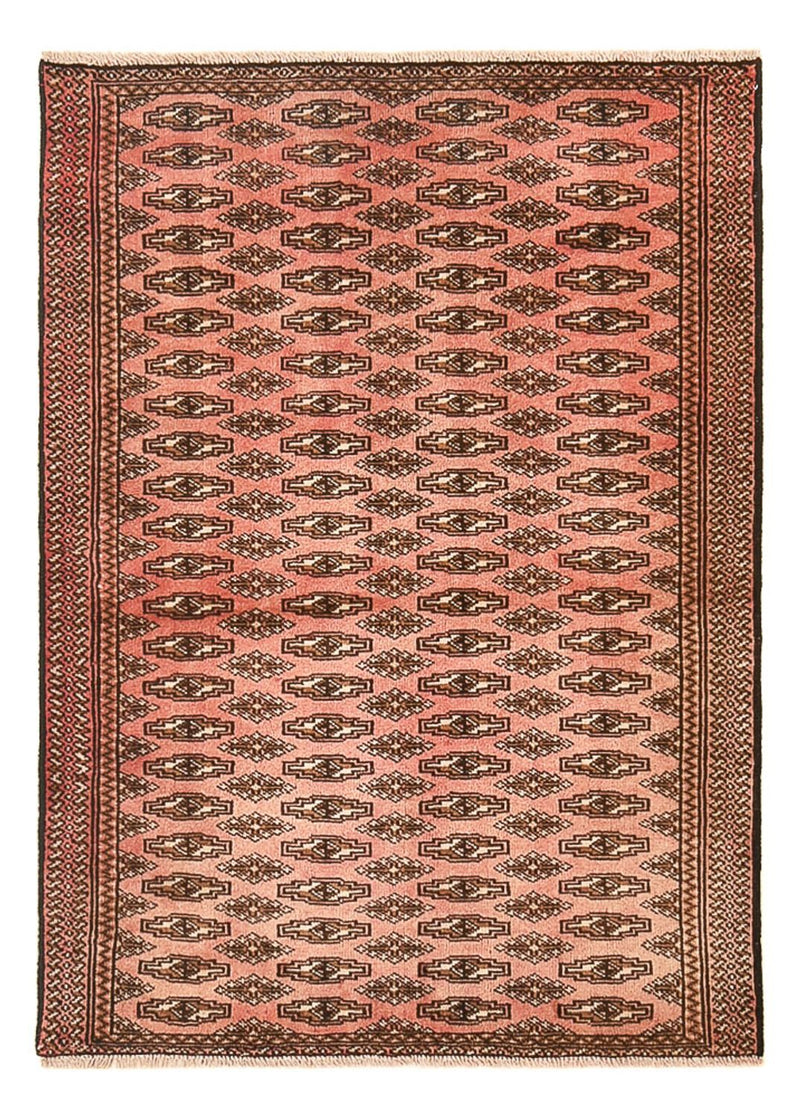 Turkaman Rug - 128 x 90 cm - light red