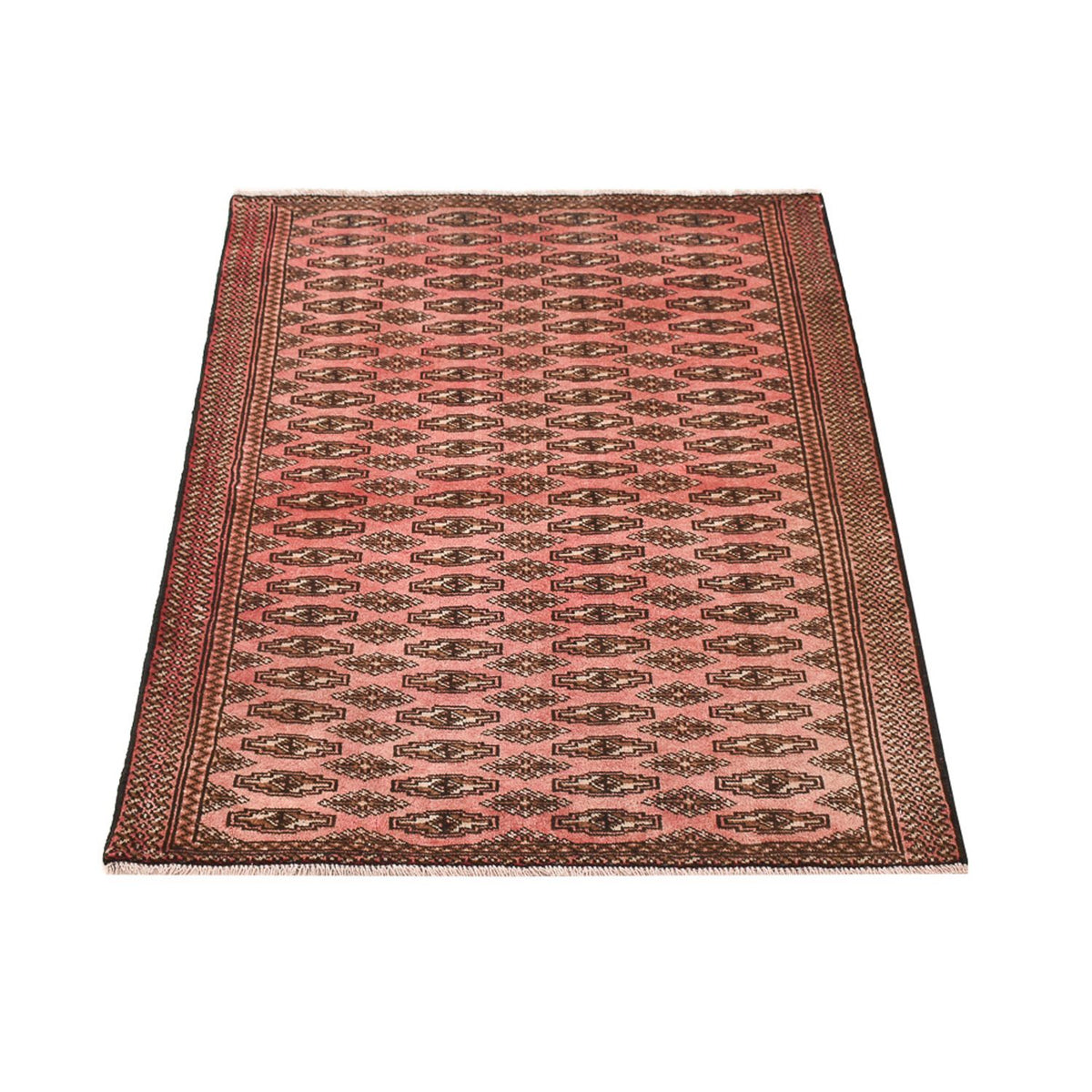Turkaman Rug - 128 x 90 cm - light red