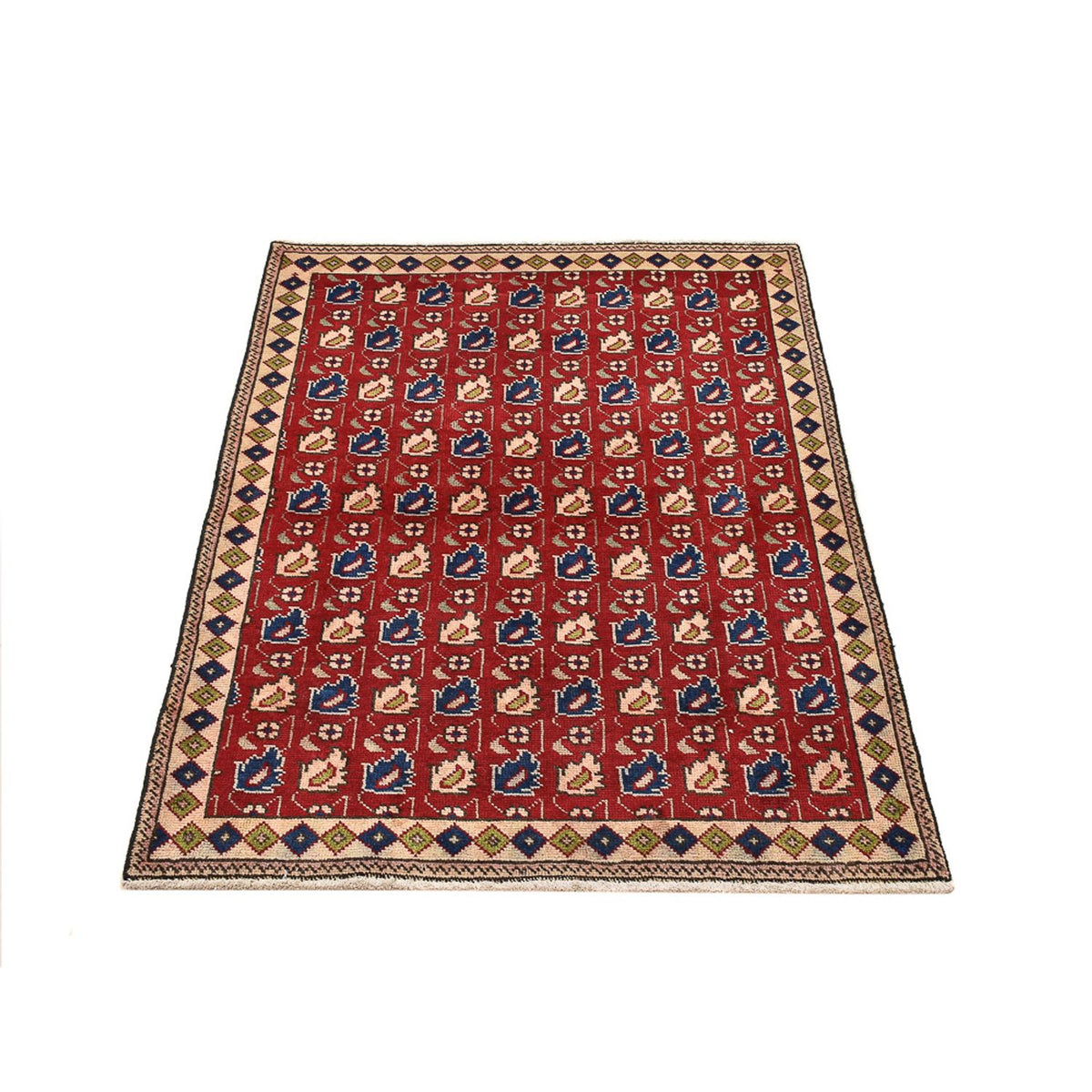 Perser Rug - Tabriz - 140 x 96 cm - red