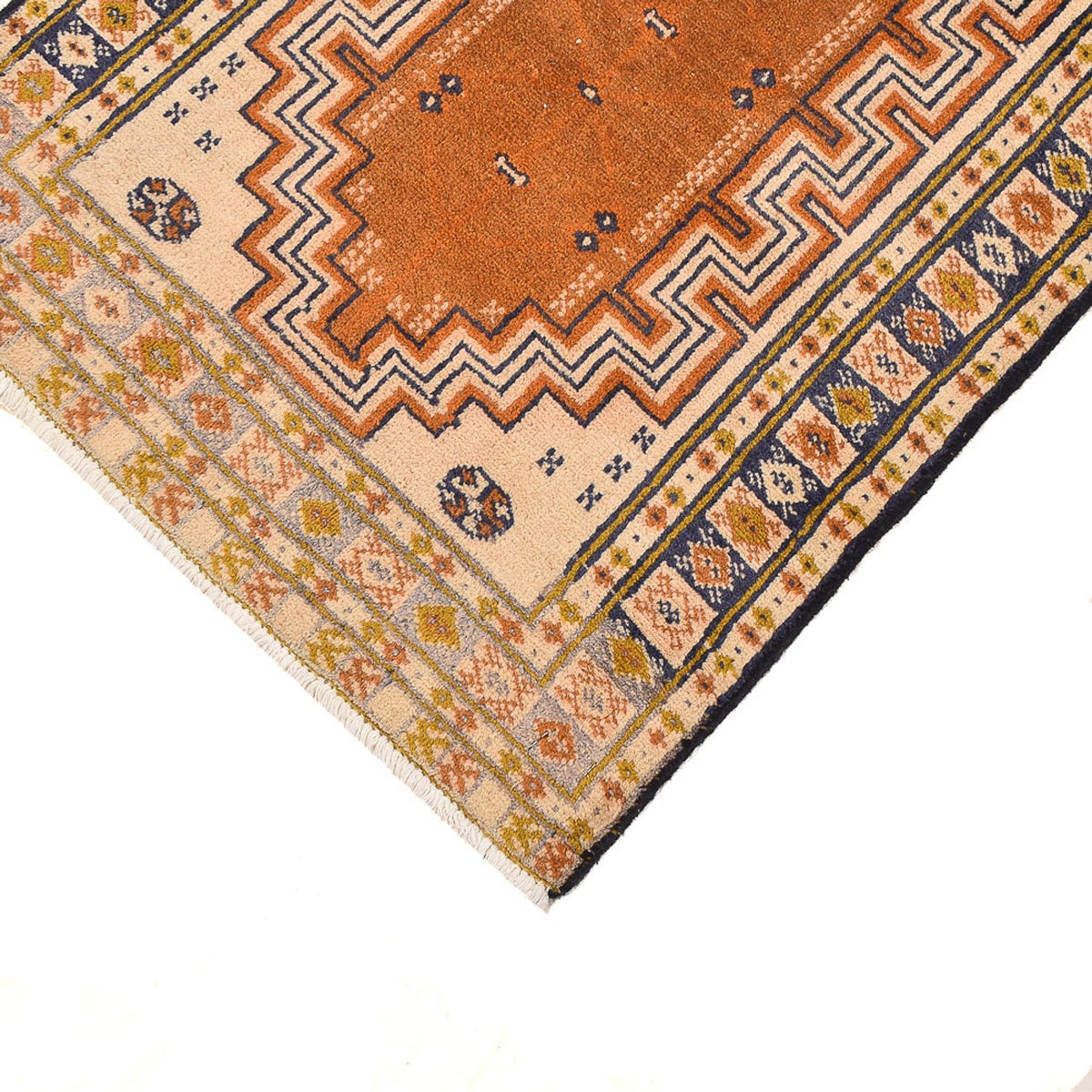 Turkaman Rug - 86 x 56 cm - multicolored