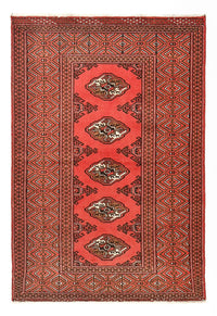 Turkaman Rug - 144 x 98 cm - red