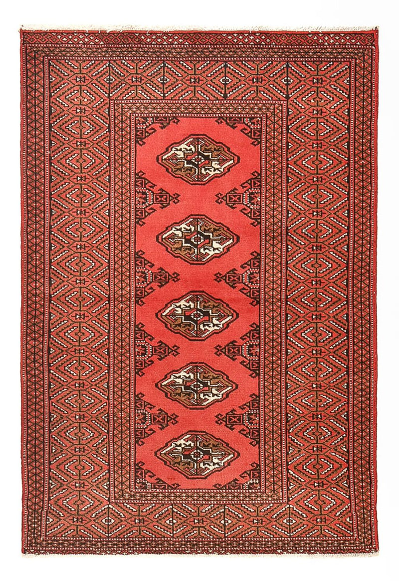 Turkaman Rug - 144 x 98 cm - red