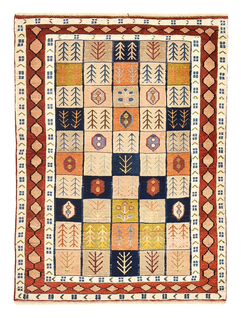 Persian Gabbeh Rug 103x143cm - Perserteppich Wollteppich