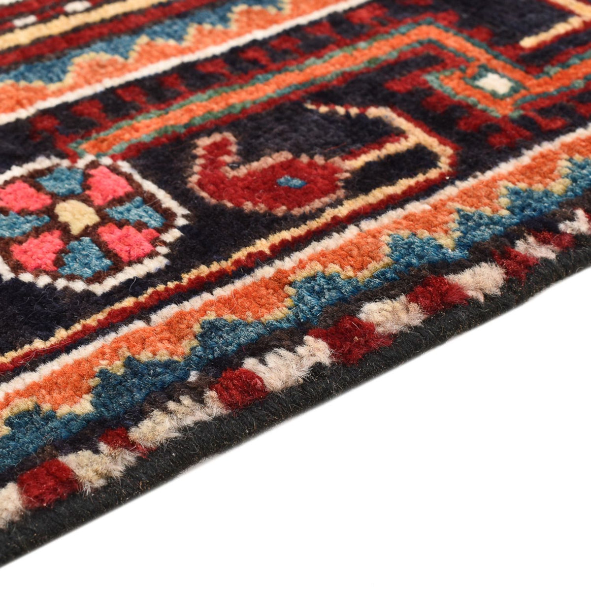 Perser Rug - Nomadic - 142 x 93 cm - multicolored