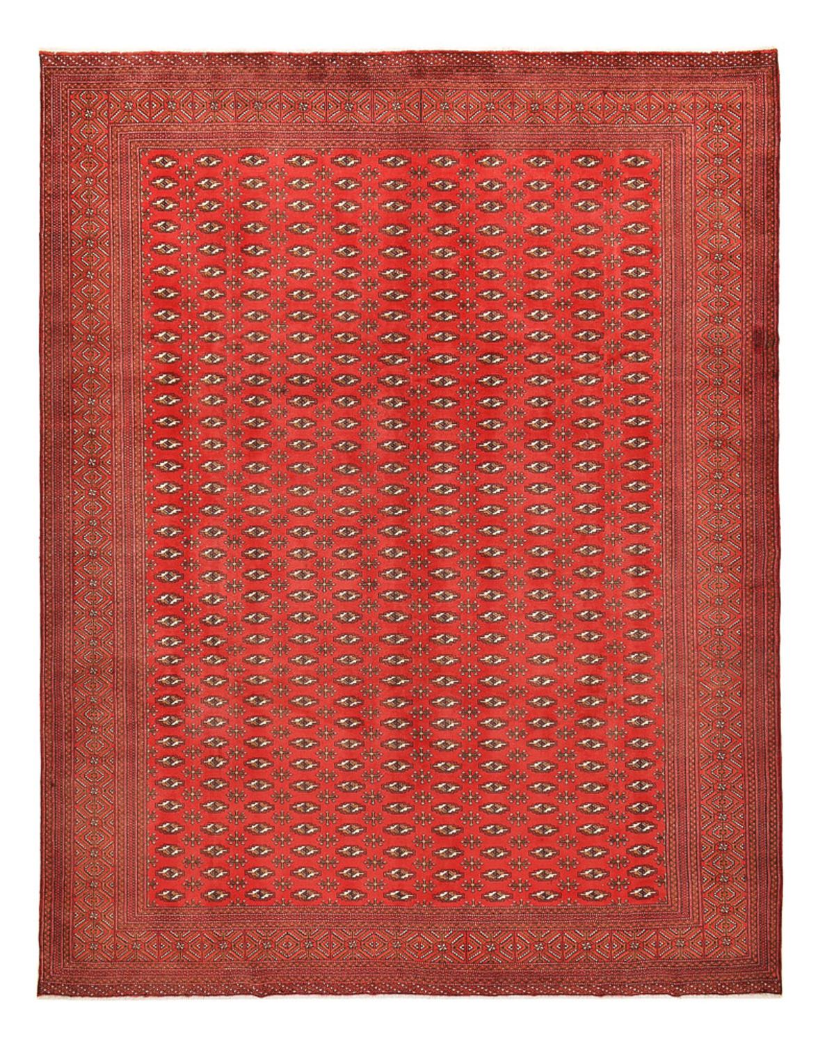 Turkaman Rug - 385 x 304 cm - red