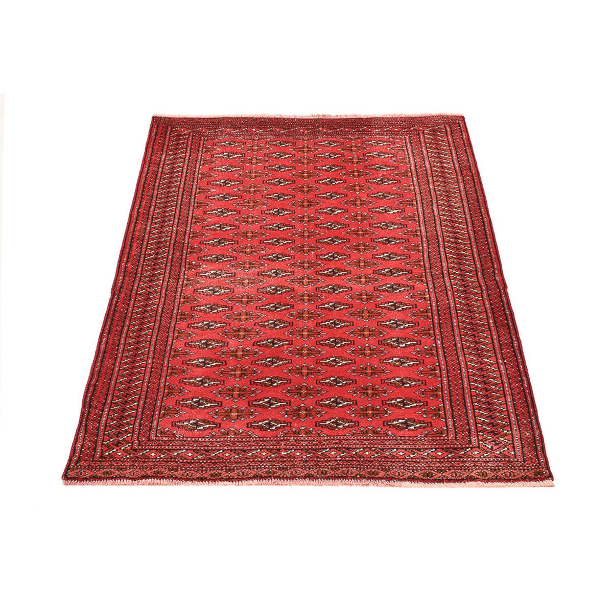 Turkaman Rug - 138 x 98 cm - red