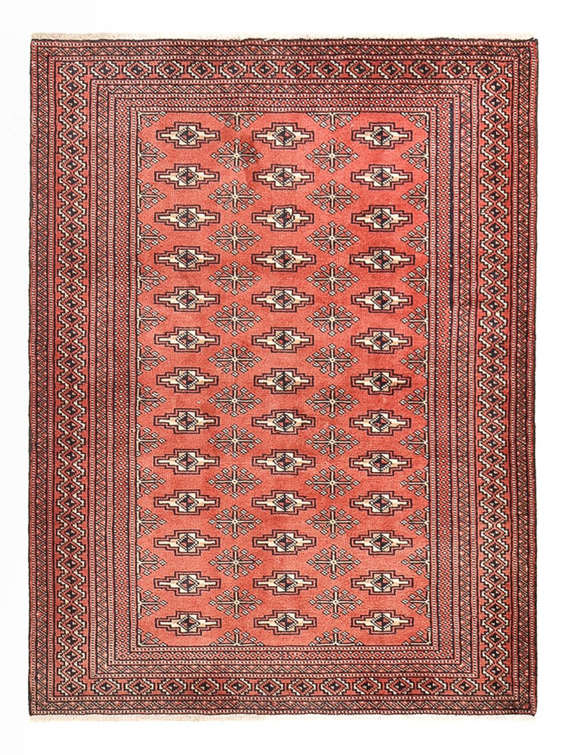 Turkaman Rug - 132 x 99 cm - red