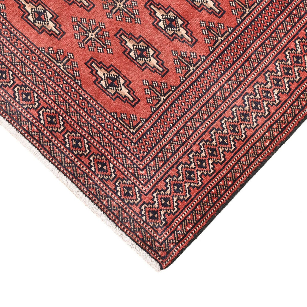 Turkaman Rug - 132 x 99 cm - red