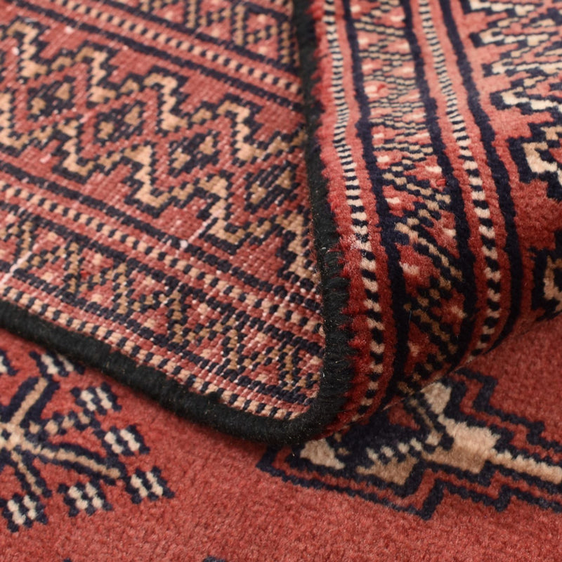 Turkaman Rug - 132 x 99 cm - red