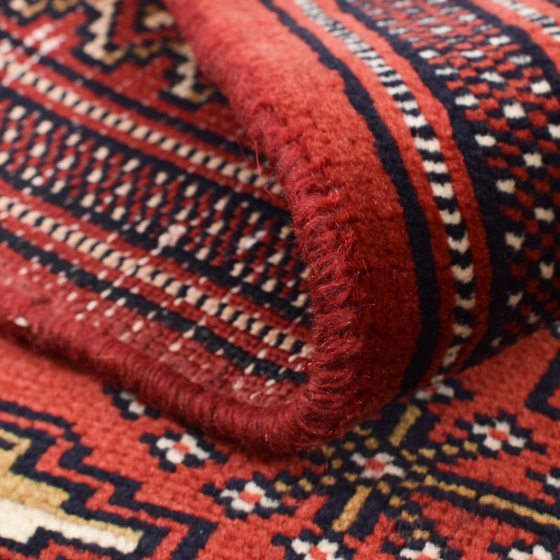 Turkaman Rug - 133 x 95 cm - red