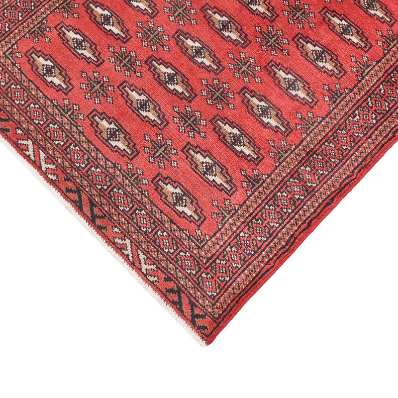 Runner Turkaman Rug - 285 x 77 cm - red