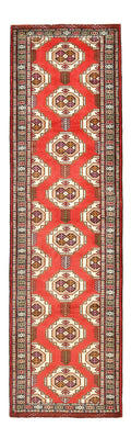 Runner Turkaman Rug - 283 x 85 cm - red