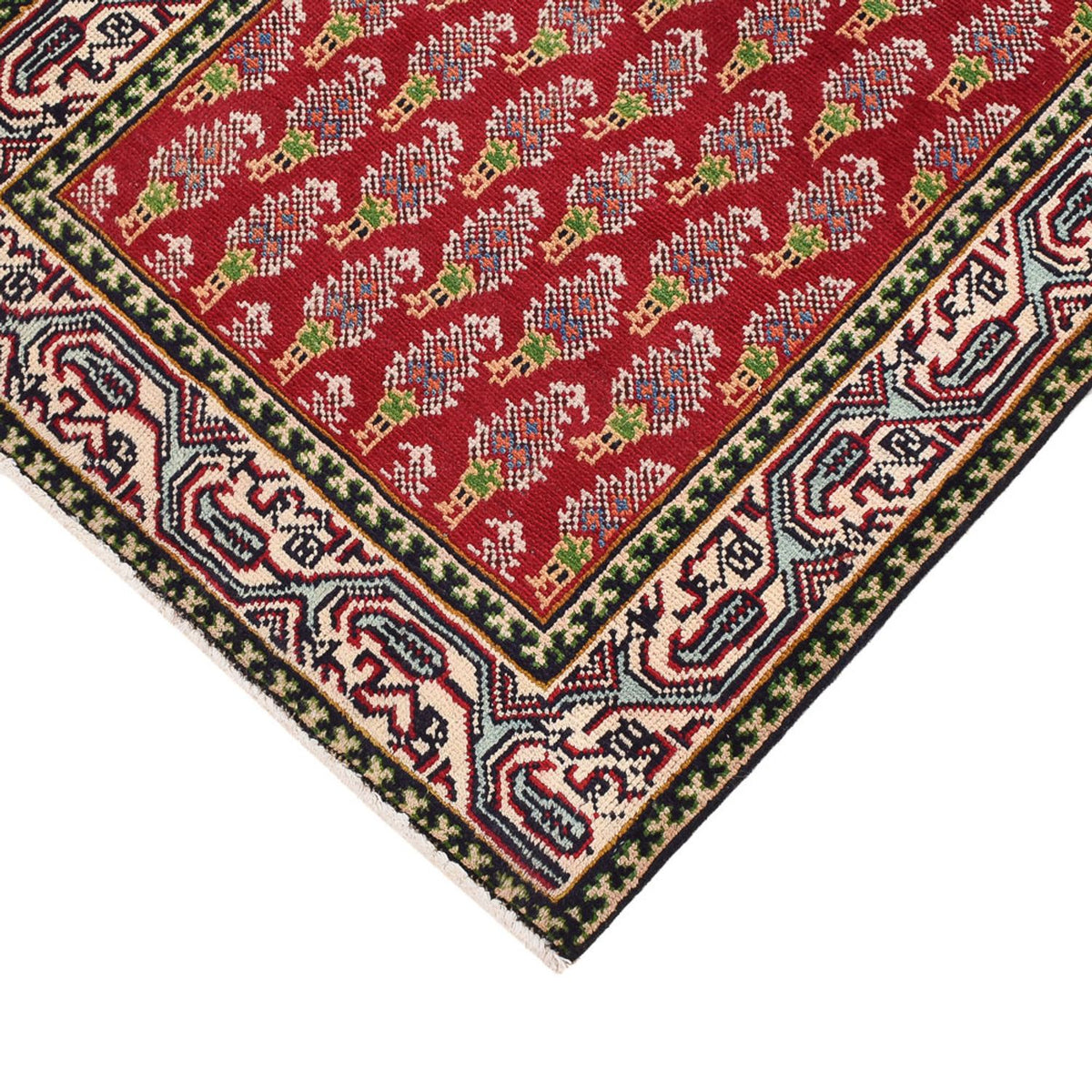 Runner Perser Rug - Tabriz - 373 x 80 cm - rust