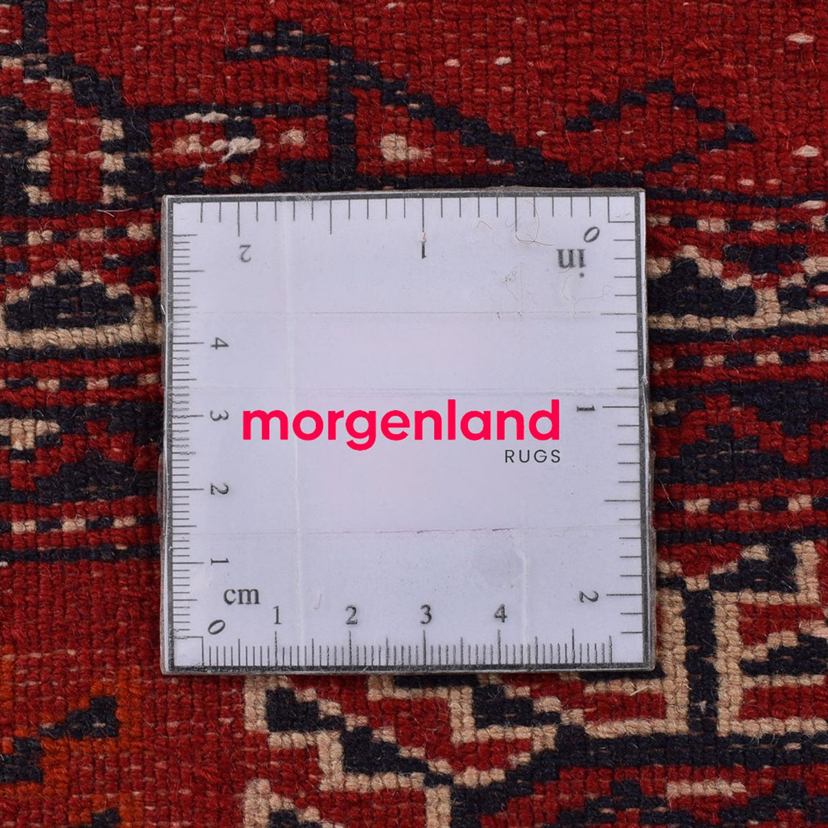 Runner Turkaman Rug - 353 x 89 cm - red