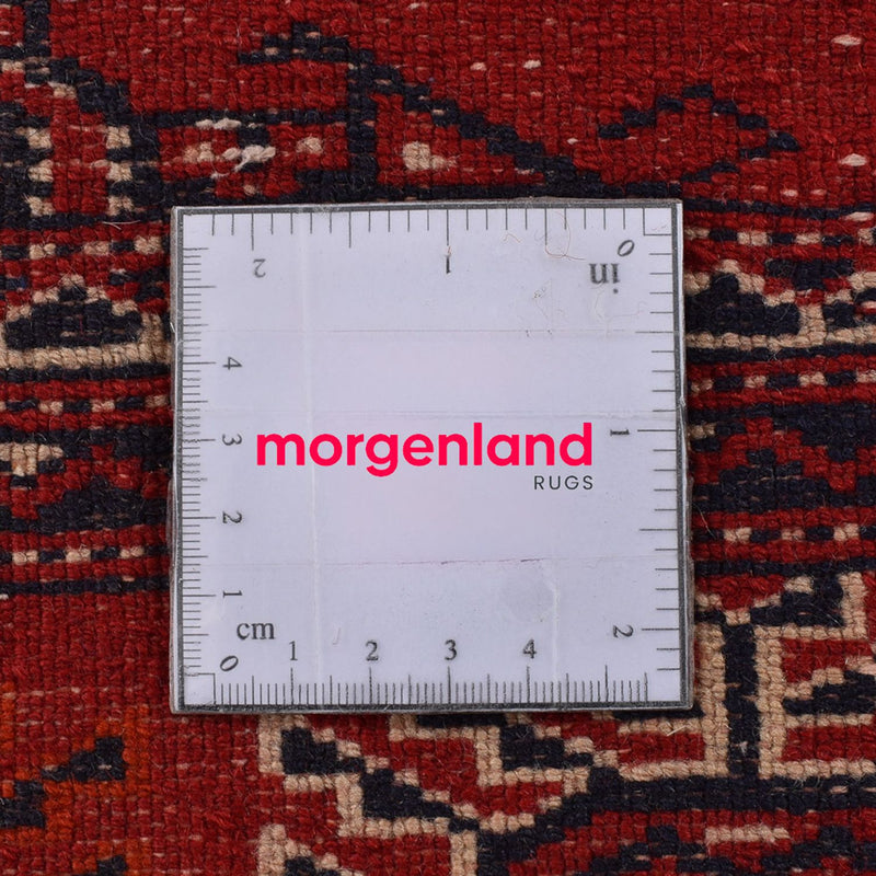 Runner Turkaman Rug - 353 x 89 cm - red