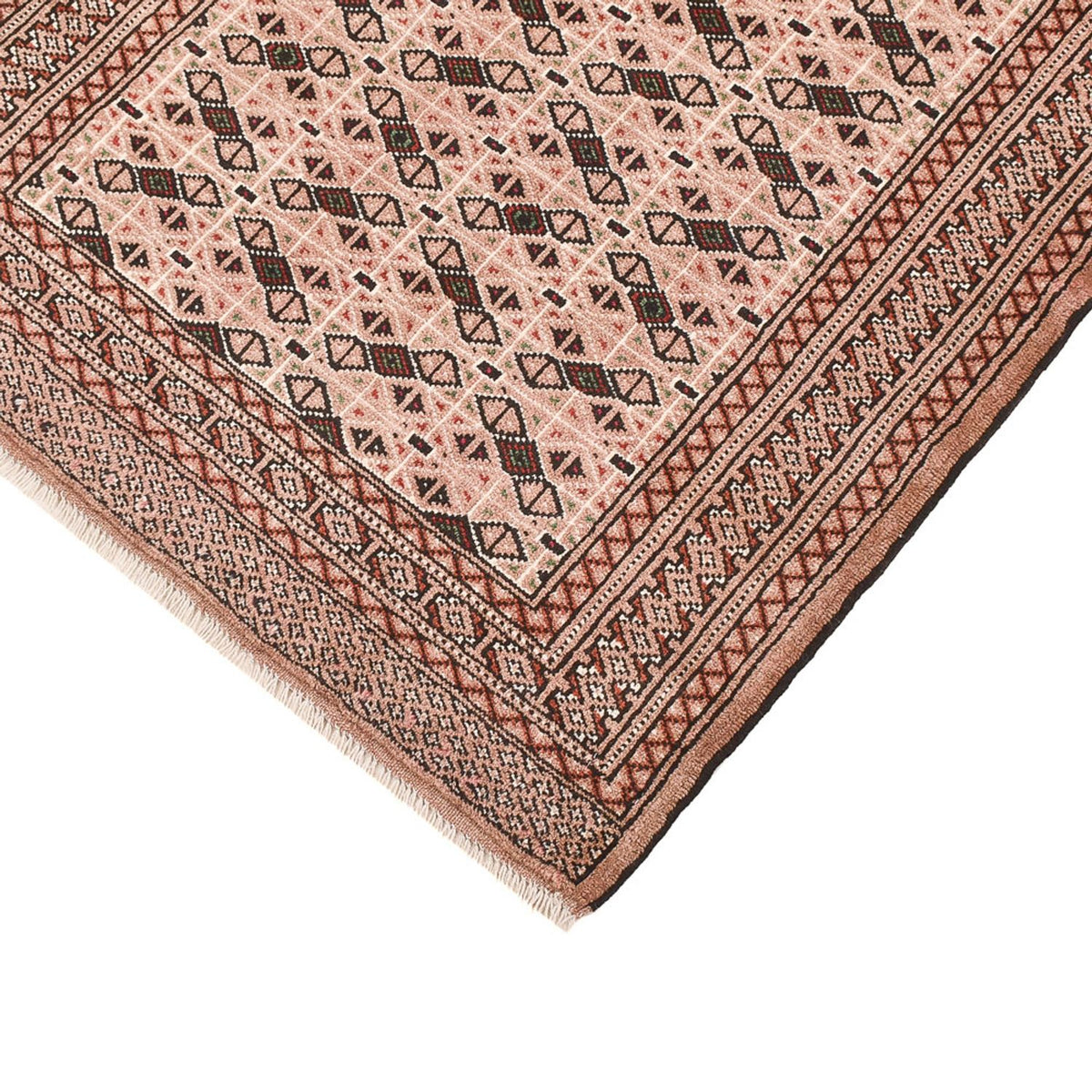 Runner Turkaman Rug - 193 x 83 cm - light red