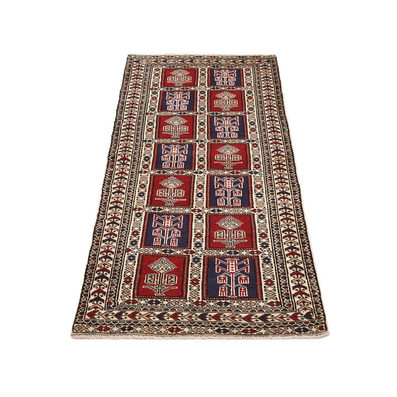 Runner Turkaman Rug - 190 x 78 cm - multicolored