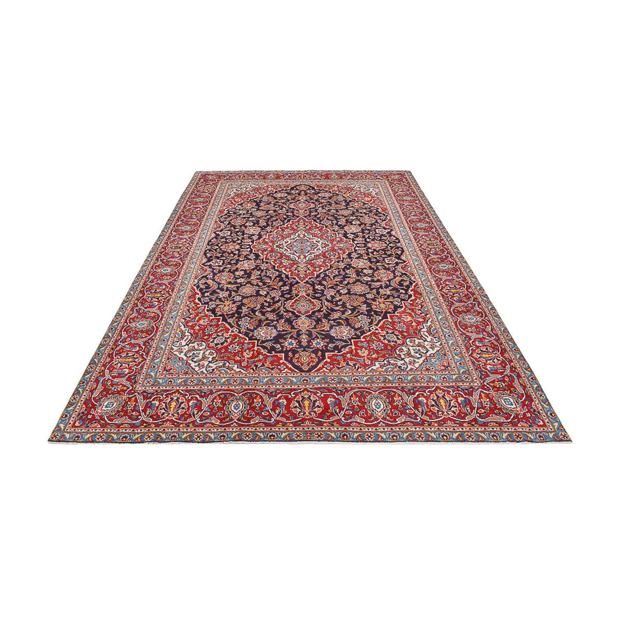 Perser Rug - Keshan - 345 x 232 cm - dark red