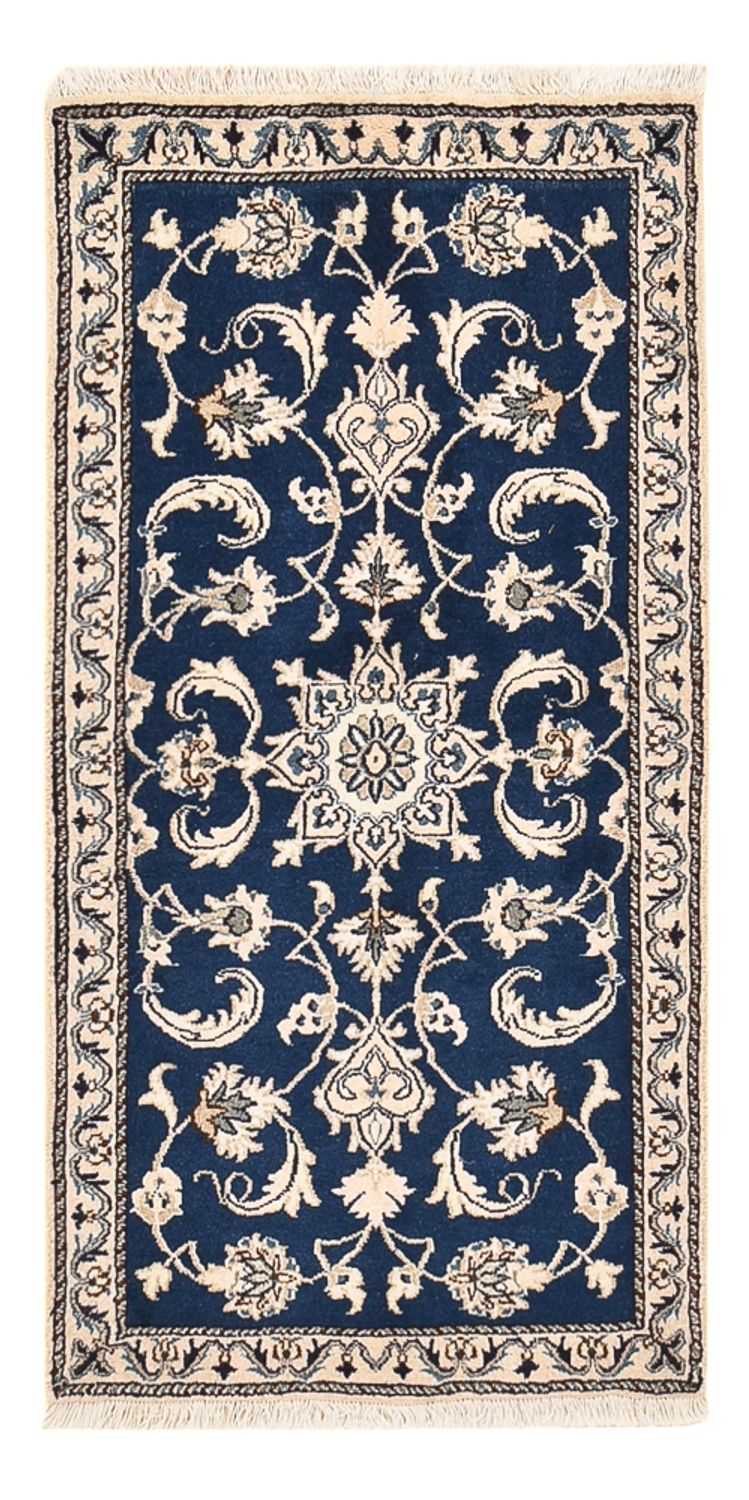 Perser Rug - Nain - 138 x 67 cm - dark blue