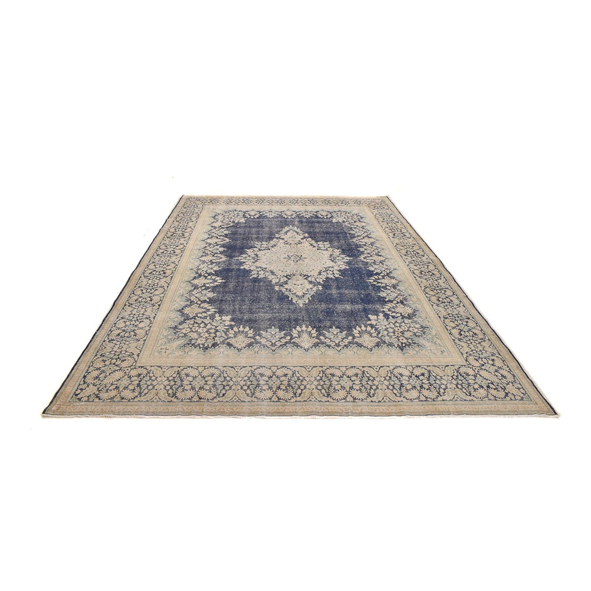 Vintage Rug - 406 x 292 cm - dark blue