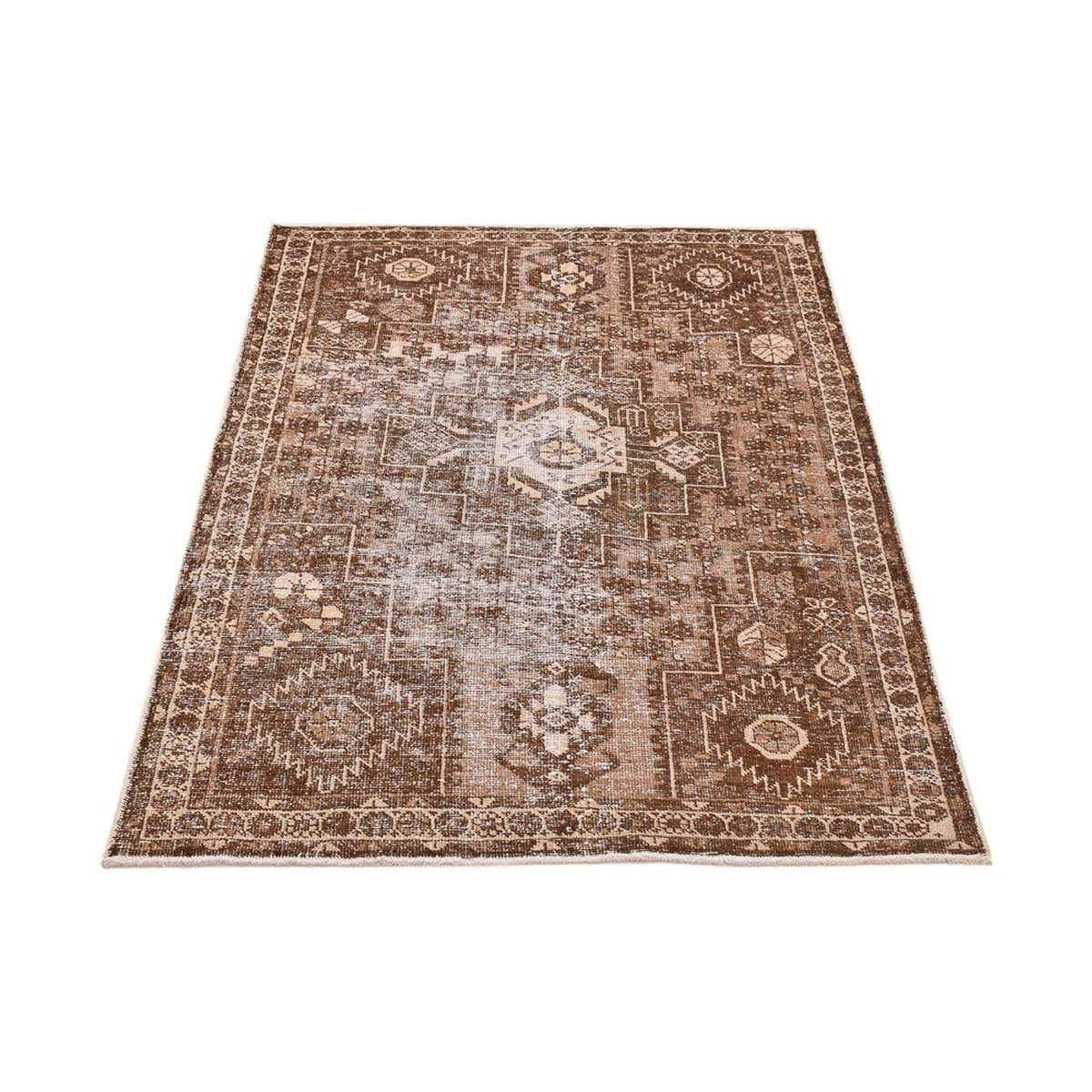 Vintage Rug - 175 x 122 cm - dark beige
