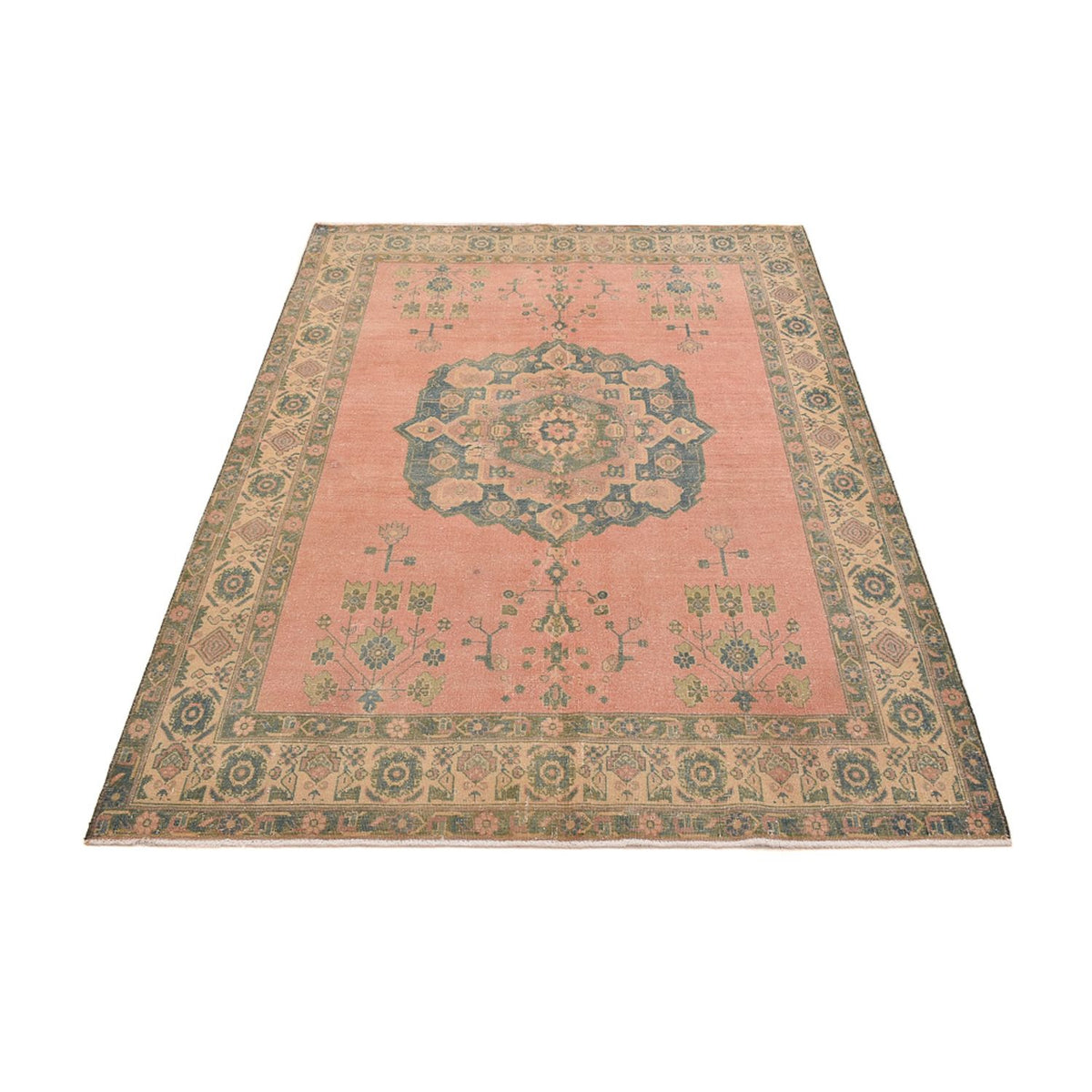 Vintage Rug - 233 x 163 cm - light red