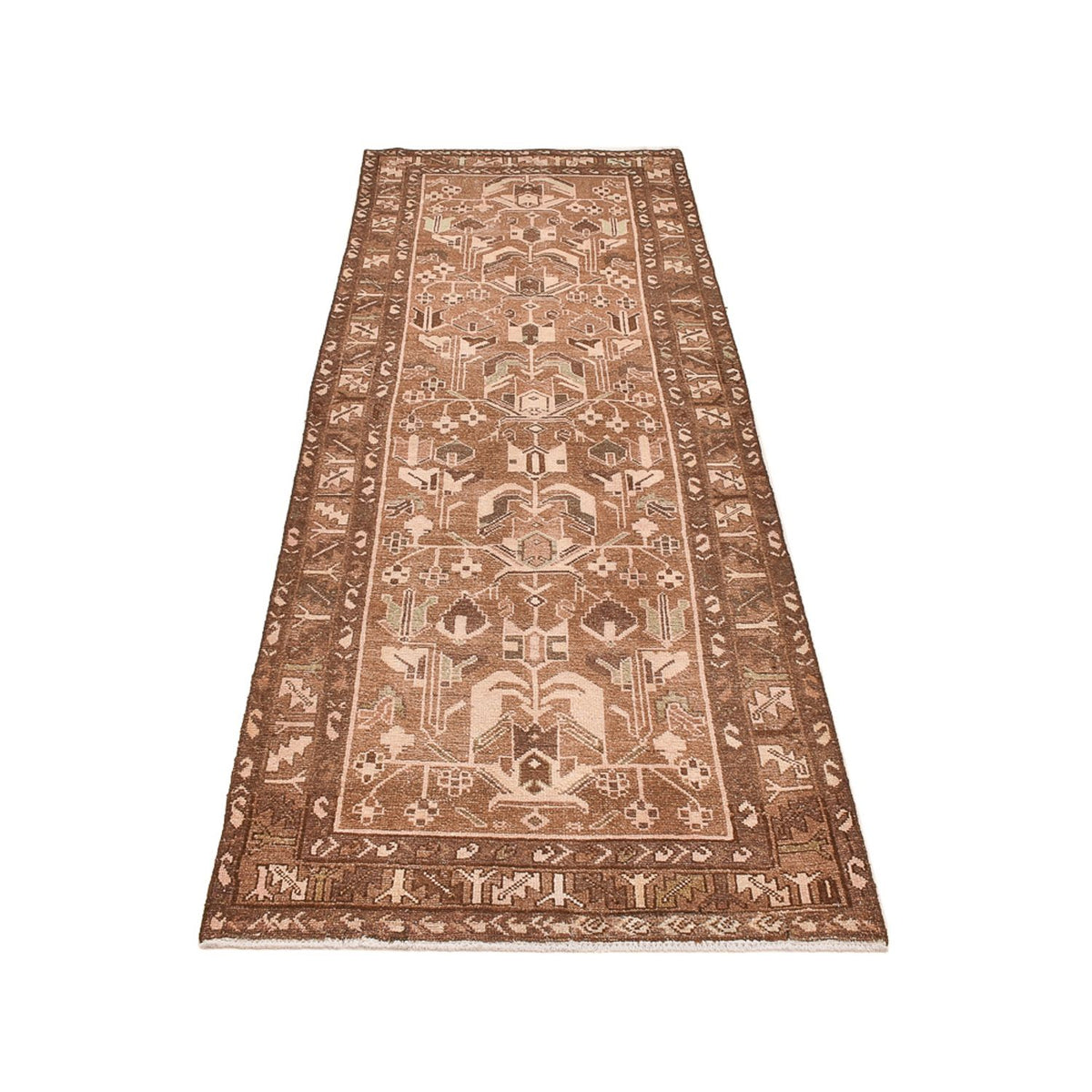 Runner Vintage Rug - 297 x 104 cm - dark beige