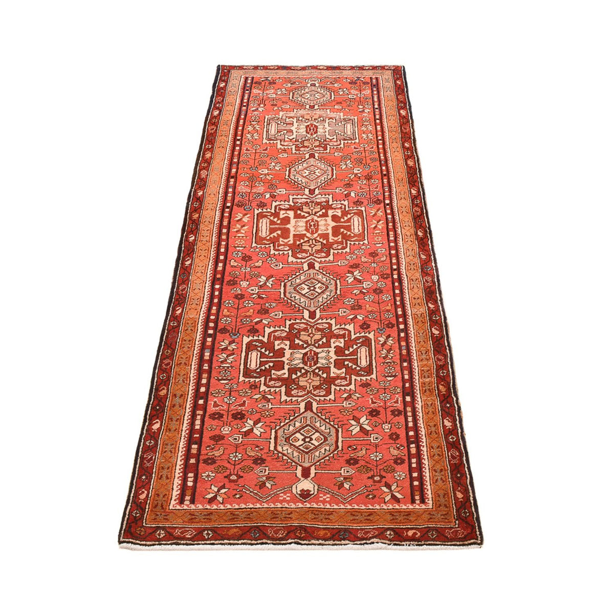 Runner Perser Rug - Nomadic - 254 x 80 cm - red