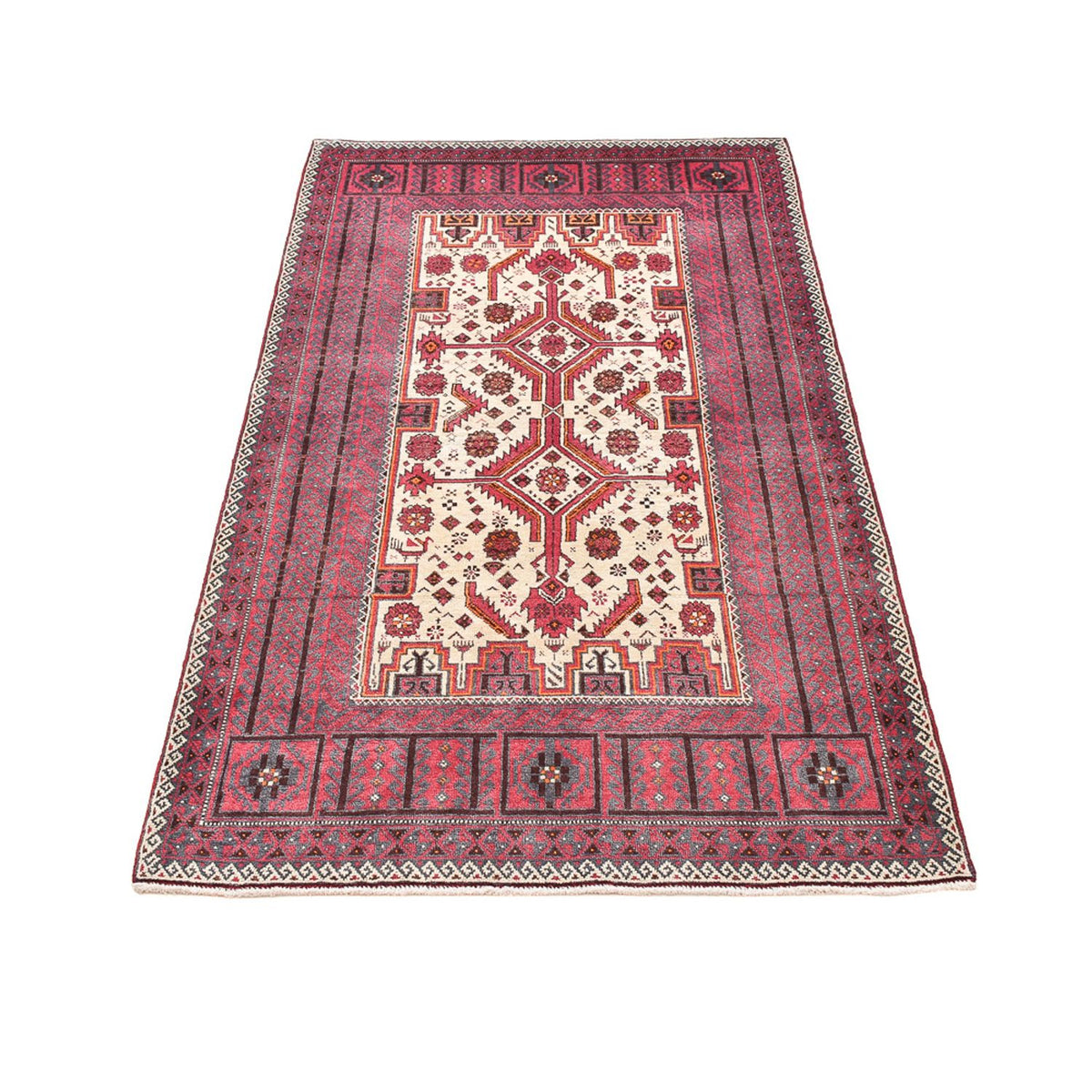 Runner Belutsch Rug - 198 x 102 cm - purple