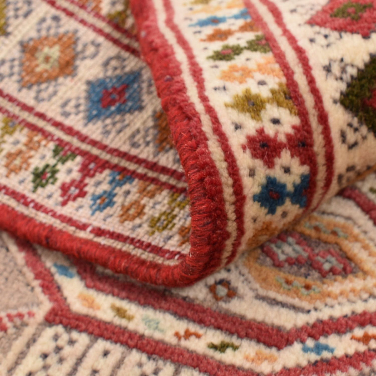 Turkaman Rug - 78 x 64 cm - rose