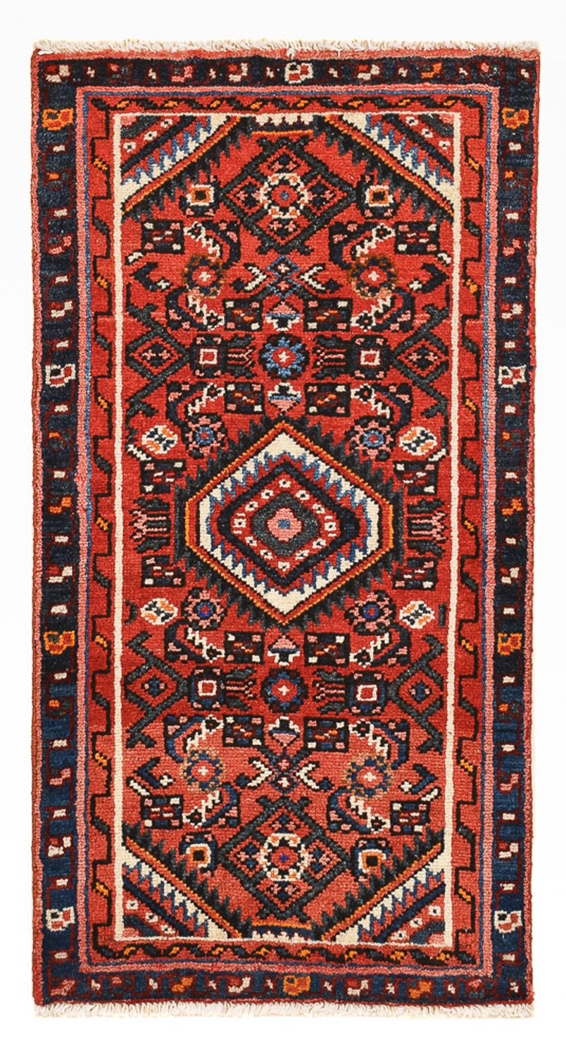 Perser Rug - Nomadic - 93 x 49 cm - dark red