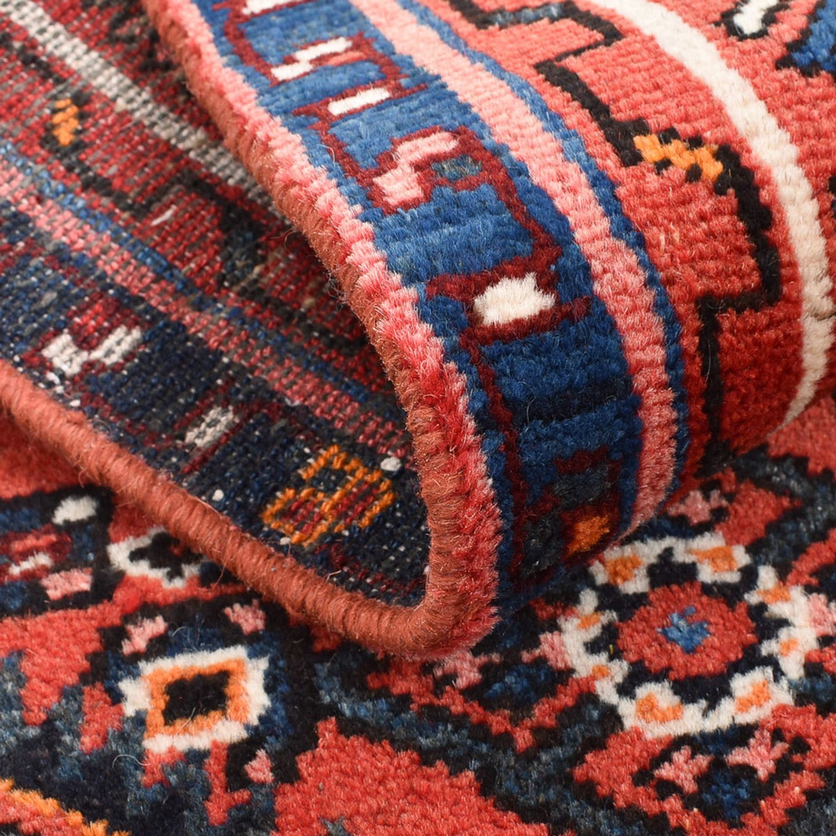 Perser Rug - Nomadic - 93 x 49 cm - dark red