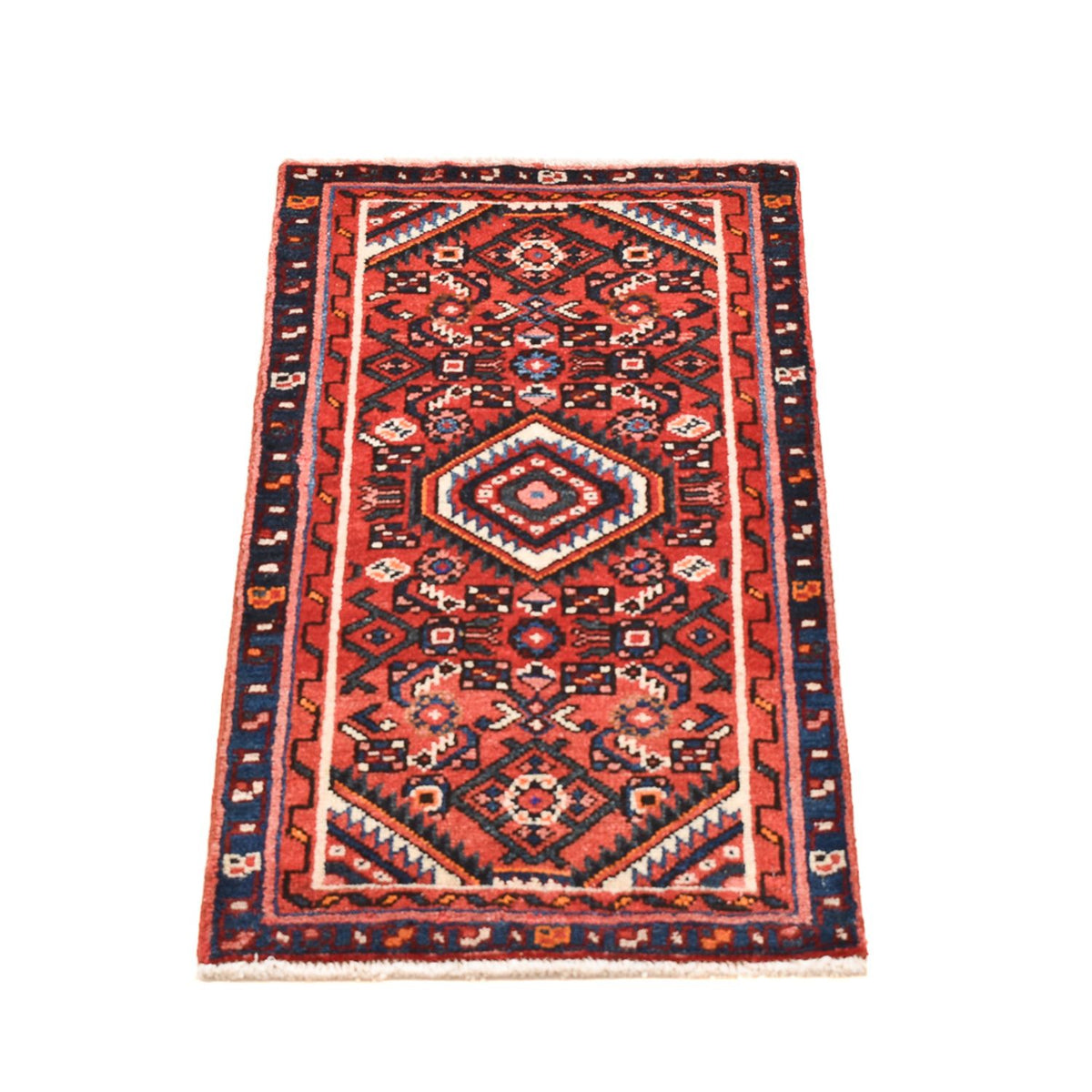 Perser Rug - Nomadic - 93 x 49 cm - dark red