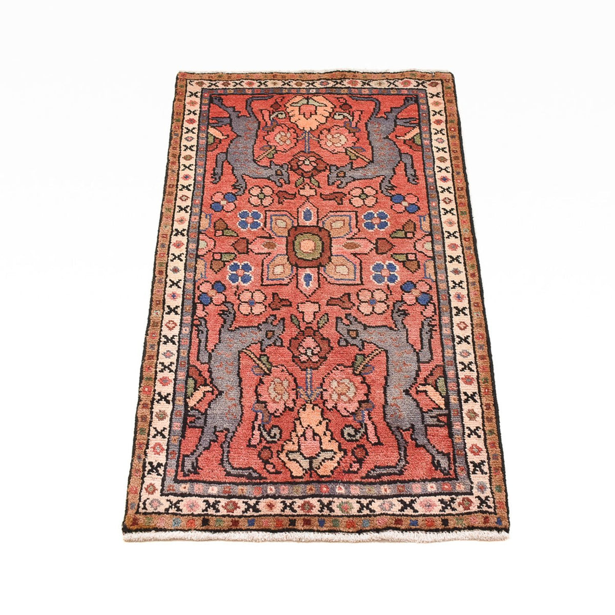 Perser Rug - Nomadic - 105 x 62 cm - light red