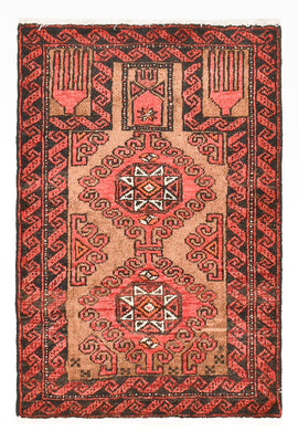Perser Rug - Nomadic - 70 x 49 cm - red