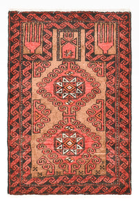 Perser Rug - Nomadic - 70 x 49 cm - red