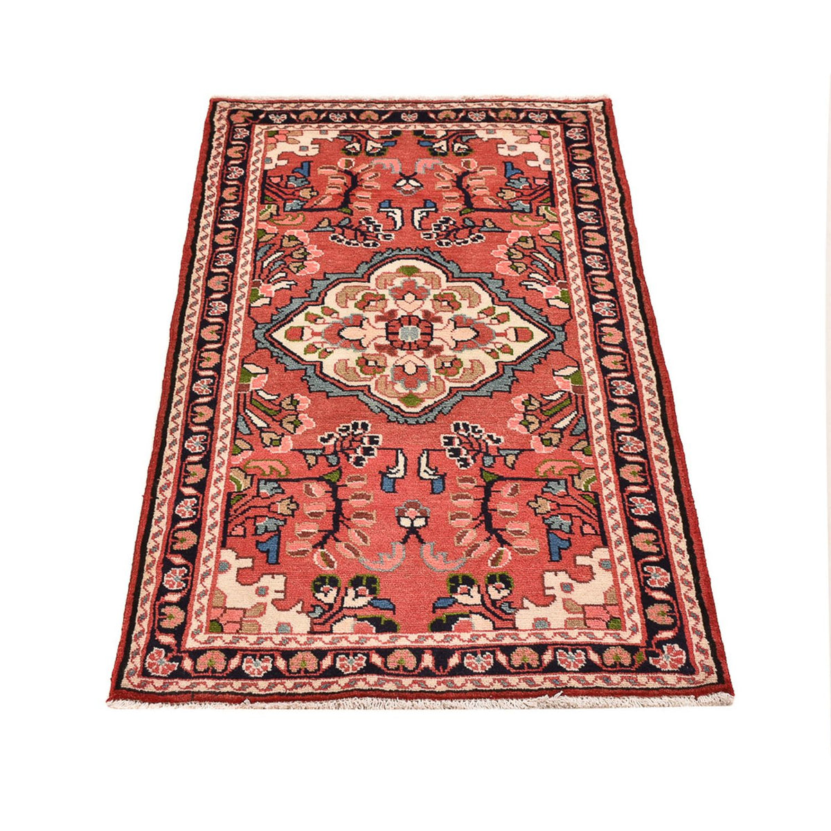 Perser Rug - Nomadic - 131 x 76 cm - light red